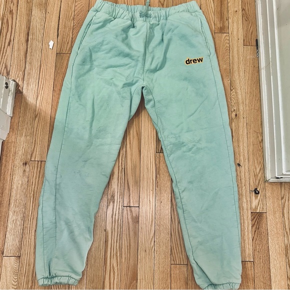 Men’s Drew House seafoam green OG release sweatpants - Picture 2 of 8